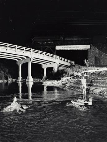 O. WINSTON LINK (1914-2001) Sometimes the Electricity Fails, Vesuvius, VA * Hawksbill Creek Swimming Hole, Luray, VA * Drivers, Bluefie